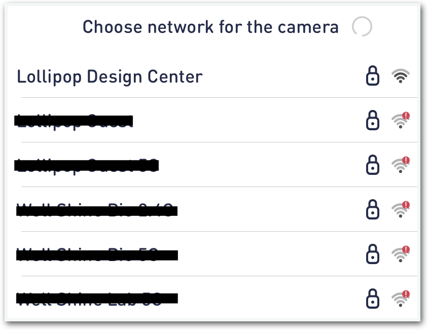 Lollipop camera not connecting to sale wifi