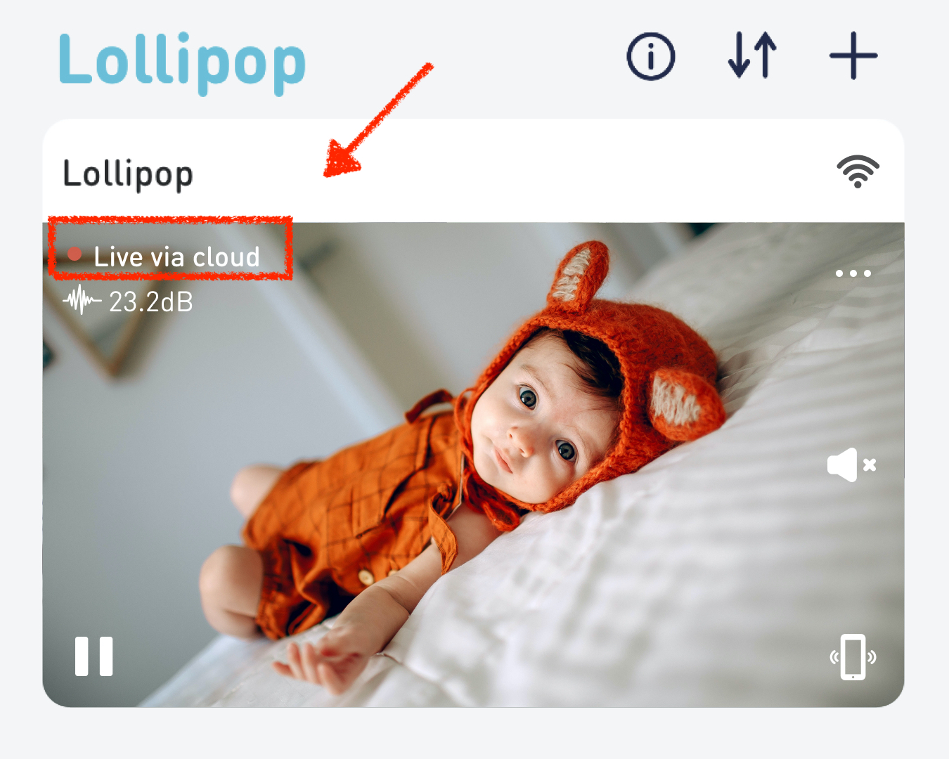 Lollipop caméra baby phone vidéo wifi - Lollipop Camera