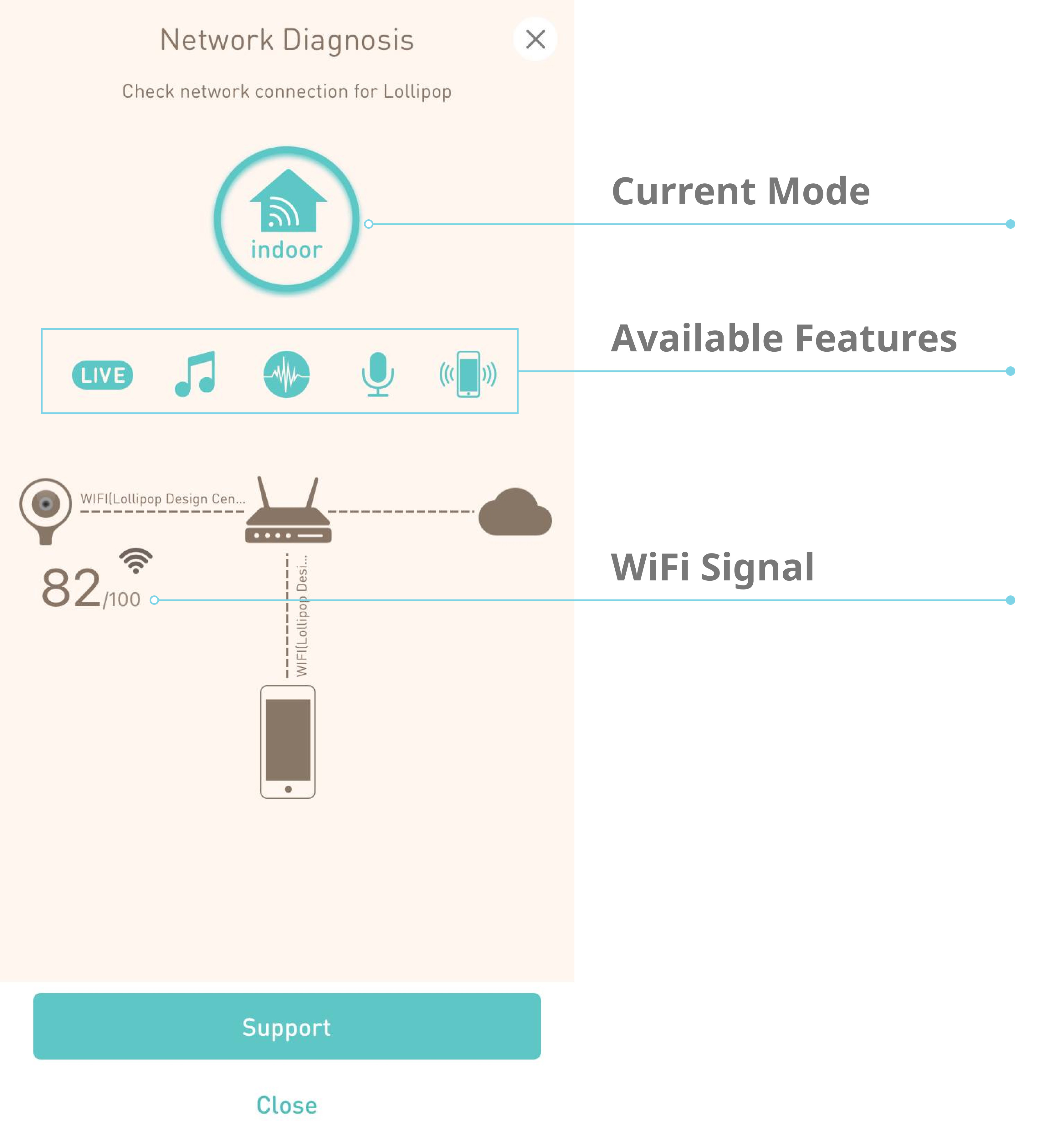 What Is the Lollipop App's Network Diagnosis? – Lollipop Support